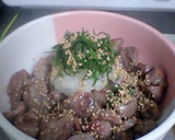 砂肝の揚げ炒め　おろしぽん酢風味作り方6写真