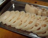 ボリューム満点。れんこんの挟み焼き作り方1写真