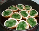 ほっこり　水菜のモザイクロール作り方7写真
