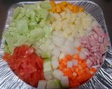 ✾コンソメで簡単☝野菜スープ✾ 作り方1写真