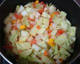 ✾コンソメで簡単☝野菜スープ✾ 作り方2写真