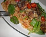 さんまのパン粉焼きでイタリアン丼作り方13写真