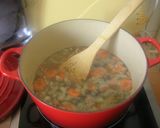 ♪ レンズ豆とソーセージの煮物 ♪作り方3写真