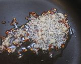 ベーコンときのこのガーリック醤油パスタ作り方2写真