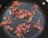 ベーコンときのこのガーリック醤油パスタ作り方3写真