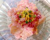 ピンクのポテトサラダ作り方4写真
