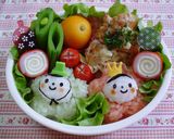 キャラ弁　簡単おひなさま作り方7写真