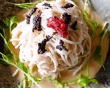 梅でさっぱり　ゴマだれで大根入りお蕎麦　作り方10写真