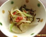 お弁当に1品♪大根とセロリの塩昆布和え作り方8写真