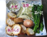 ちゅるん♪【菜の花と油麩の卵とじ】簡~単作り方2写真