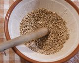 ごまと厚揚げの白和え作り方1写真