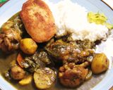 チキンのグリーンカレー風作り方7写真