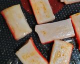 簡単♪カニかまバター炒りたまご＊玉子焼き作り方3写真