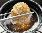 米粉と白玉粉 胡麻団子作り方3写真