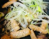 削り節味噌汁●長ネギの玉子味噌汁作り方1写真