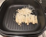 アメリカ・簡単うなぎのタレのえのき丼作り方2写真