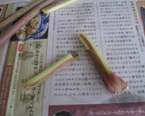 蕗と筍の炒め煮作り方1写真