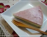 雛祭りに☆３色レアチーズ＆ムースのケーキ作り方14写真