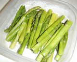 アスパラガスのにんにくクリームソースがけ作り方2写真