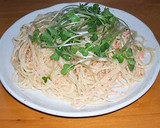 鮭マヨとかいわれ大根のパスタ作り方5写真
