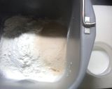 ♪HBで生地♪キャラメルMプリン食パン作り方3写真