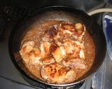鶏もも肉のにんにく酢醤油炒め作り方6写真