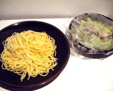 【レンジだけ】豚とキャベツのおろしパスタ作り方3写真