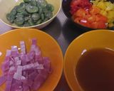 そら豆の炒めサラダ作り方1写真