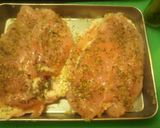 鶏胸肉の香草焼き☆ガーリックポテト詰め！作り方3写真