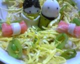 かにかまリボン★キャラ弁おかずに♪作り方4写真