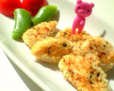 お弁当に☆ささみのパン粉焼き☆青のり風味作り方5写真