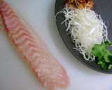 ☃サラダみたいな♬~白身魚のお刺身♡作り方1写真