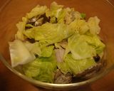 電子レンジではまぐりとキャベツの酒蒸し作り方6写真
