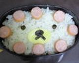 ★フラワー(≖益≖)♡キャラ弁★作り方5写真