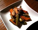 アンチョビとガーリックで炒める野菜作り方6写真