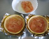 グレープフルーツカップのハニープリン作り方4写真