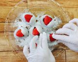 レンジで簡単　いちご大福作り方9写真