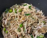 えのきと豚肉のピリ辛炒め作り方2写真