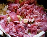 牛肉とキャベツの温かいサラダ作り方2写真