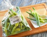 アルゼンチン赤海老とにんにくの芽のソテー作り方5写真