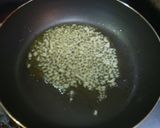アマトリチャーナわさび菜を添えて作り方2写真