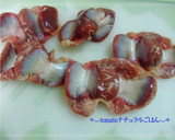 にんにくたっぷりのずりとピーマン炒め作り方1写真