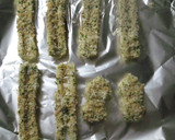 ちくわのお好み焼き風☆パン粉焼き作り方4写真