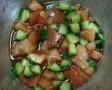 カリカリ豚肉☆甘酸っぱ～いサラダたれ作り方2写真