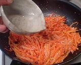 人参だけでこんなに美味しいめんたい炒め！作り方5写真