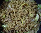チーズが入ったおいしい焼きそば作り方5写真
