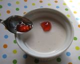 いちごプリン♪お花のデコレーションだけ♪作り方5写真