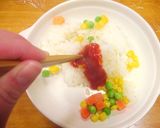 レンジdeお急ぎオムライス♬♫♬作り方3写真
