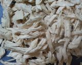 鶏肉と長ねぎの香り和え作り方5写真