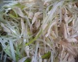 鶏肉と長ねぎの香り和え作り方6写真